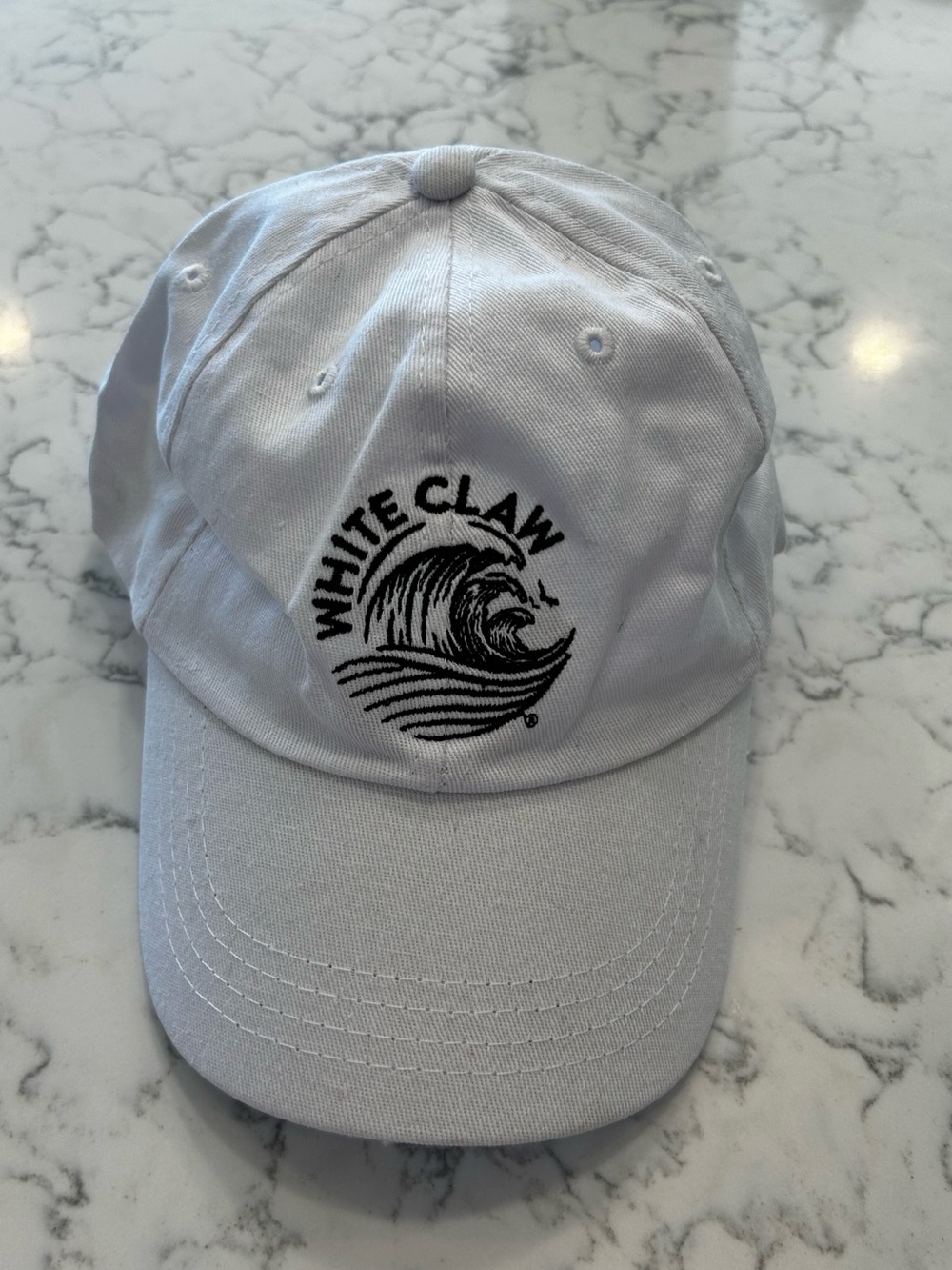 White Claw Logo Hat w/ Adjustable Back 100% Cotton Twill